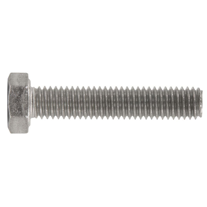 Sealey Stainless Steel Hex Head Set Screw DIN 933 - M5 X 25 A2 - Pack of 50 S525 Sealey - Dynamic Drive
