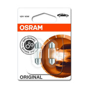 Osram 6438-02B Original Equipment Quality Festoon Bulbs, 12 V, 10 W, Set of 2, Y Osram - Dynamic Drive