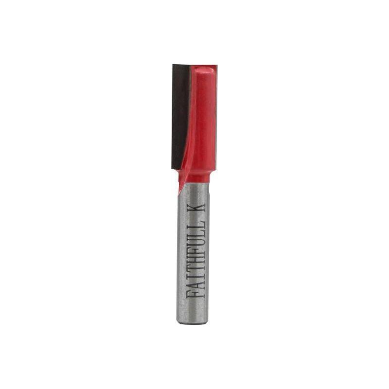 Faithfull Router Bit TCT Two Flute 9.0 x 19mm 1/4in Shank Faithfull - Dynamic Drive