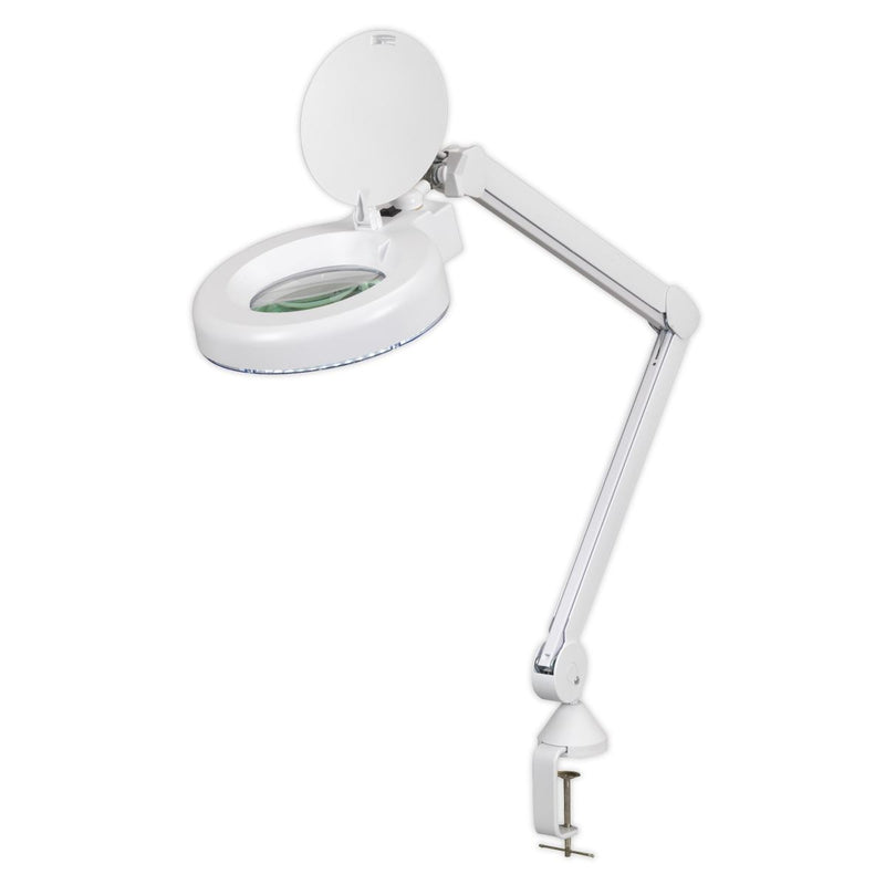 Sealey Bench Mounting Magnifying Work Light 48 SMD LED 230V WL483D Sealey - Dynamic Drive