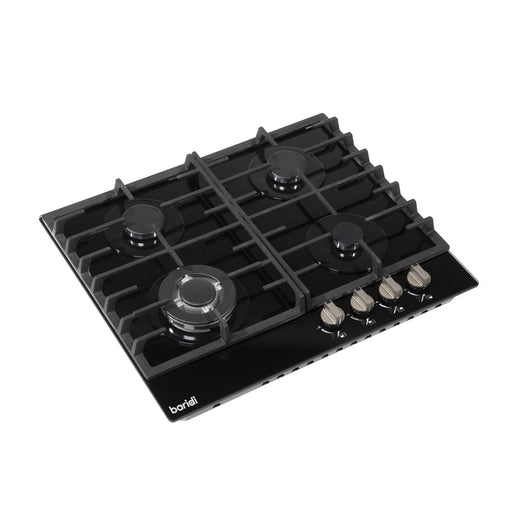 Baridi Gas Hob with 4 Cooking Zones 60cm - Black DH226 Baridi - Dynamic Drive
