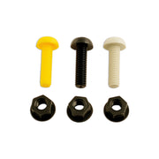 Connect 31532 Number Plate Fixing 1" Black Screws/Nuts 100pc Connect - Dynamic Drive