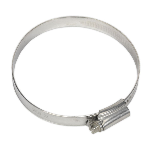 Sealey Hose Clip Stainless Steel 70-89mm Pack of 5 SHCSS3X Sealey  - Dynamic Drive