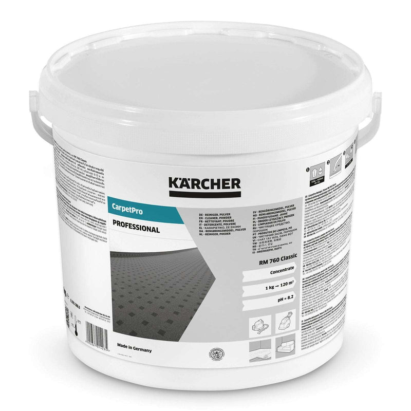 10KG Karcher RM760 Carpet Cleaning Powder Puzzi 100 200 8/1 C 10/1 10/2 62913880 Karcher - Dynamic Drive
