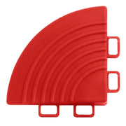 Sealey Polypropylene Floor Tile Corners 60 x 60mm Red Pack of 4 FT3CR Sealey - Dynamic Drive
