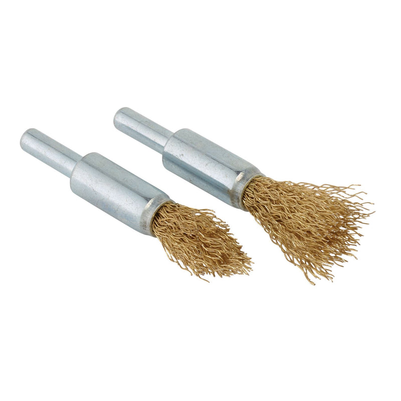 Draper Brassed Steel Crimped Decarb Brush Set (2 Piece) 41439 Draper - Dynamic Drive