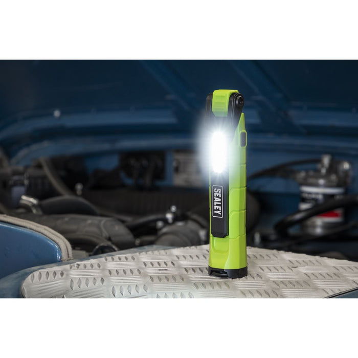 Sealey Rechargeable 360 Inspection Light 10W & 2 x 4W SMD LED - Green LED3605G Sealey - Dynamic Drive