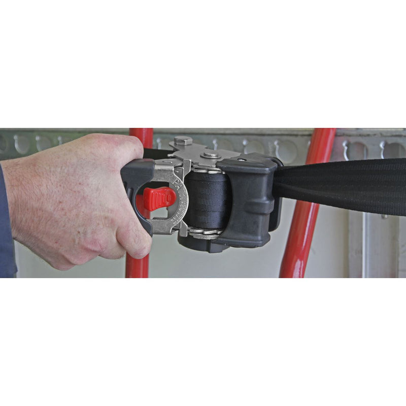 Sealey Auto Retractable Ratchet Tie Down 50mm x 3m ATD50301 Sealey - Dynamic Drive