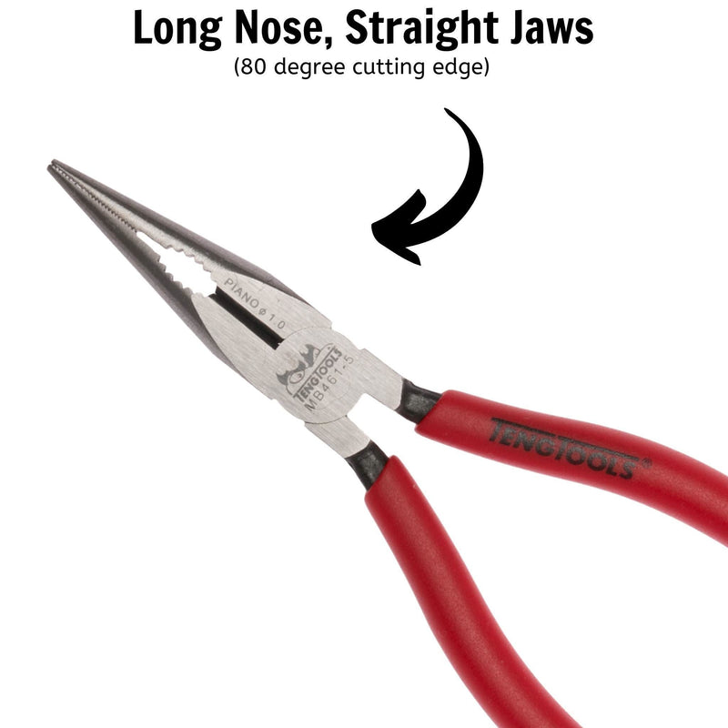 Teng Tools Long Nose Plier 140mm Teng Tools - Dynamic Drive