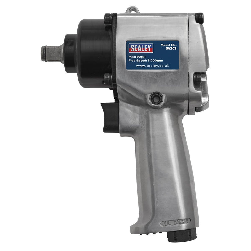 Sealey Air Impact Wrench 1/2Inchsq Drive Compact - Twin Hamm Sealey - Dynamic Drive
