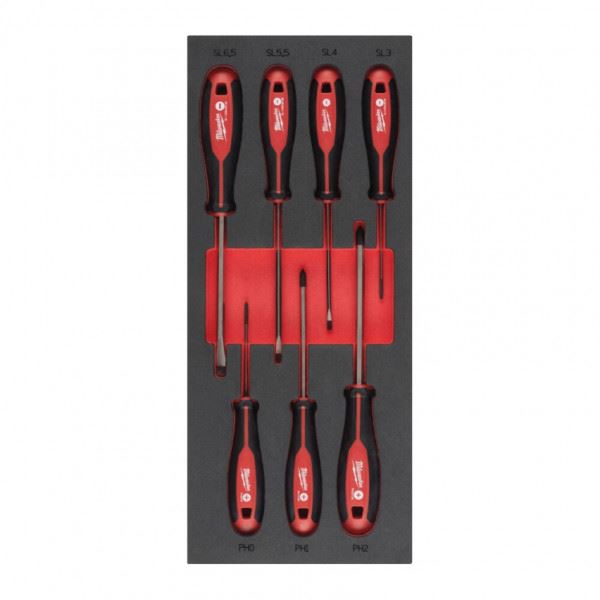 Milwaukee Screwdriver Set Foam Insert 7Pcs 4932492394 Milwaukee - Dynamic Drive