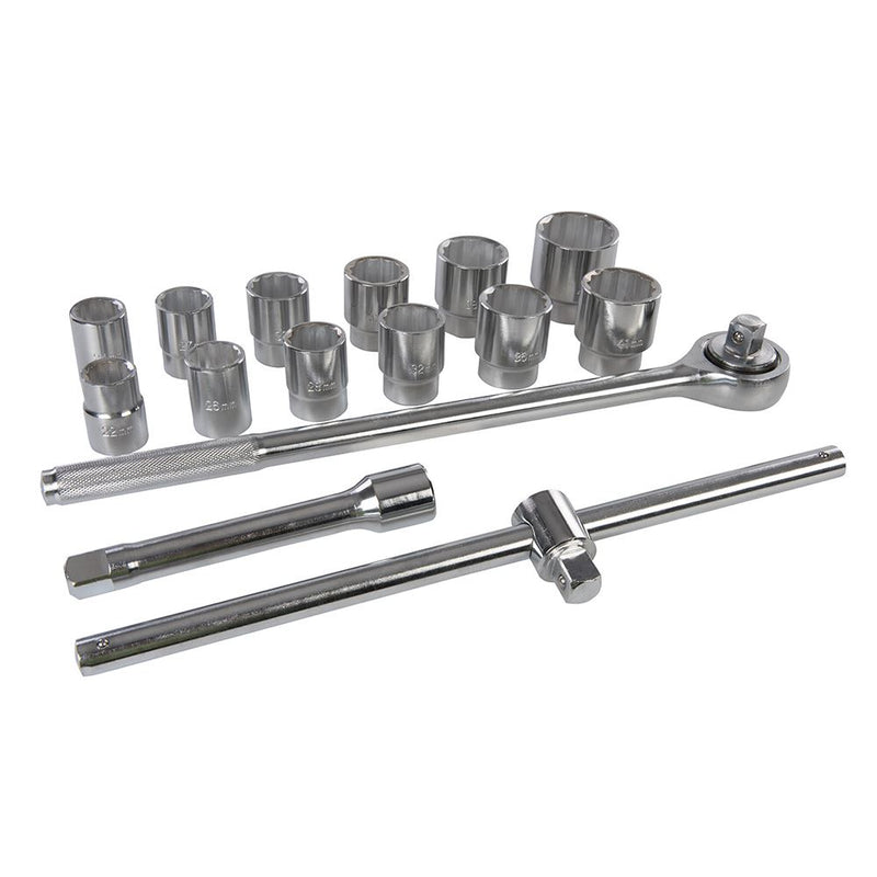 Silverline Socket Set 3/4" 15pce 15pce 652142 Silverline  - Dynamic Drive