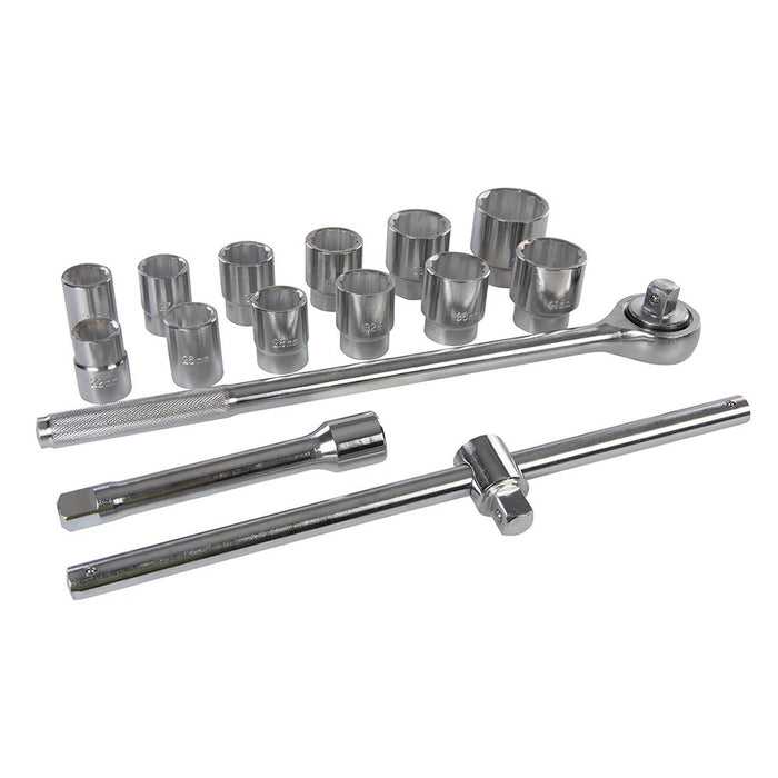 Silverline Socket Set 3/4" 15pce 15pce 652142 Silverline  - Dynamic Drive