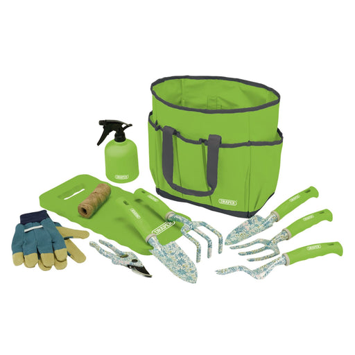 Draper Garden Tool Set with Floral Pattern (11 Piece) 08999 Draper - Dynamic Drive