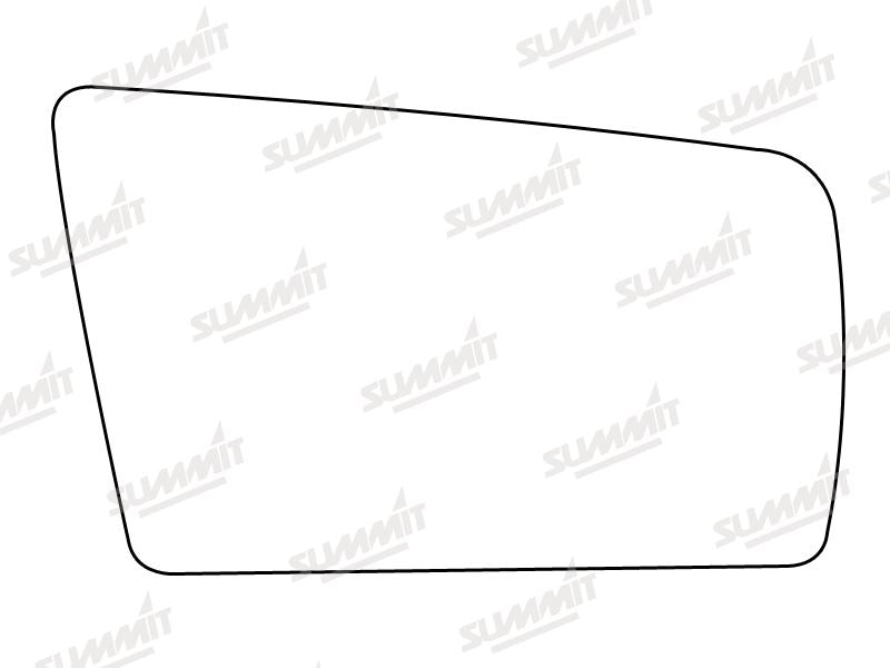 Summit Stick-On Anti Dazzle Mirror Glass fits Mercedes E Class S Class RHS Summit - Dynamic Drive