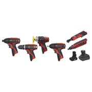 Sealey 6 x 12V SV12 Series Cordless Power Tool Combo Kit CP1200COMBO2 Sealey - Dynamic Drive
