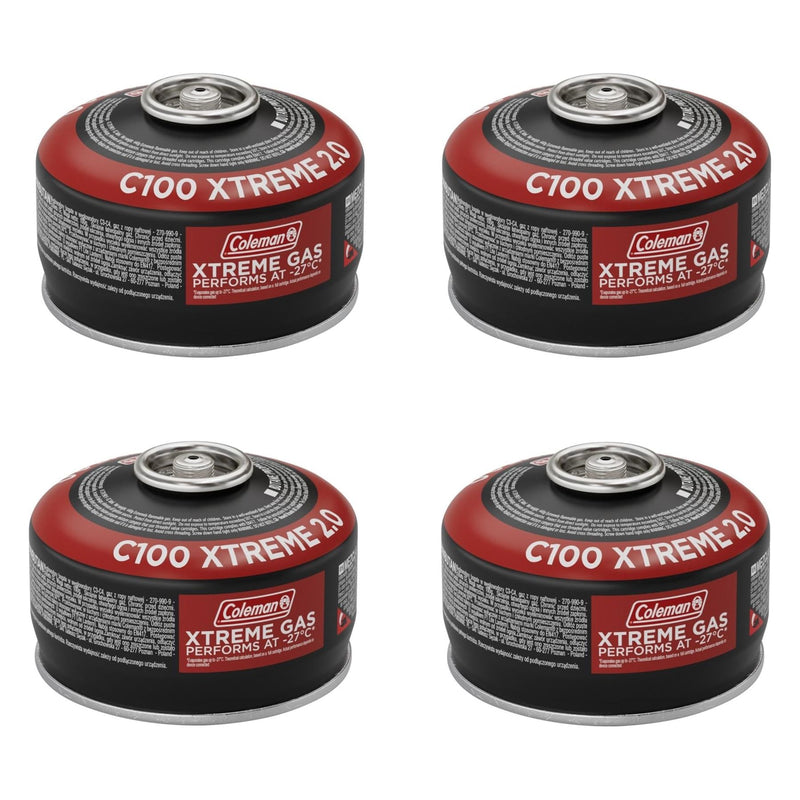 4x Coleman Gas Cartridge C100 Xtreme 2.0 Hiking Camping Outdoors Coleman - Dynamic Drive