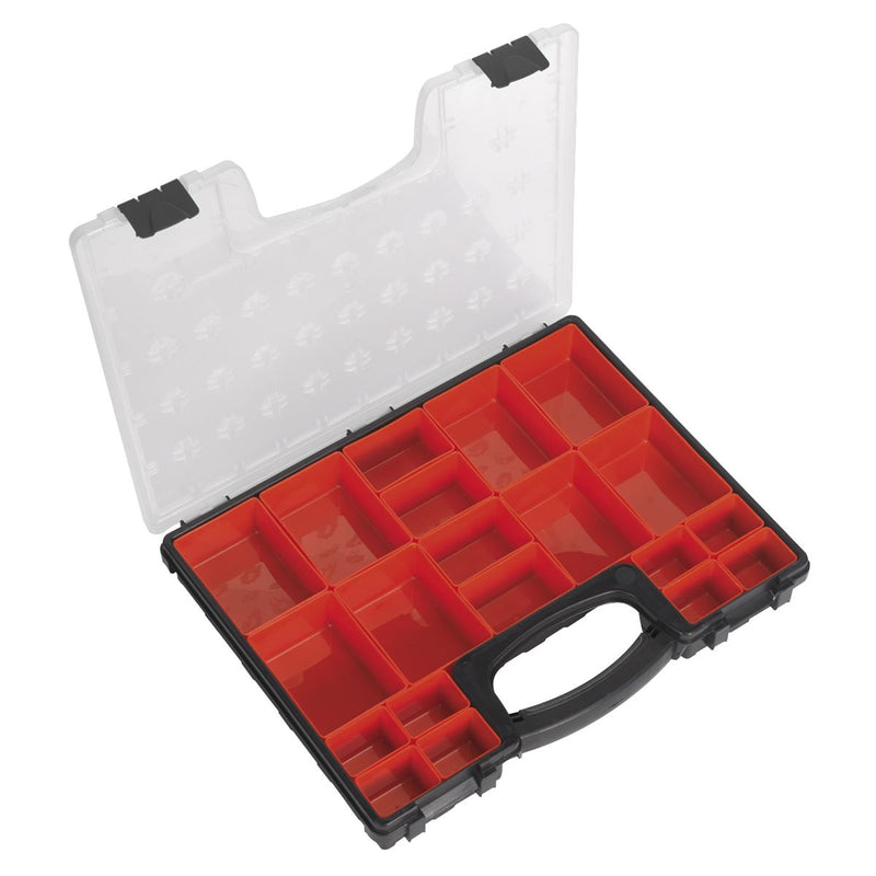Sealey Parts Storage Case with 20 Removable Compartments APAS2R Sealey - Dynamic Drive