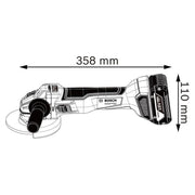 Bosch GWS 18V-10 Professional Angle Grinder 125mm 18V Bare Unit Bosch - Dynamic Drive