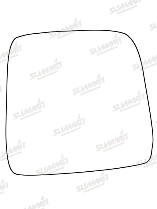 Summit Stick-On Standard Mirror Glass fits Suzuki Jimny 98 to 07 RHS Summit - Dynamic Drive