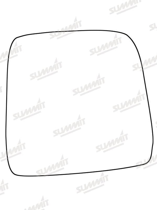 Summit Stick-On Standard Mirror Glass fits Suzuki Jimny 98 to 07 RHS Summit - Dynamic Drive