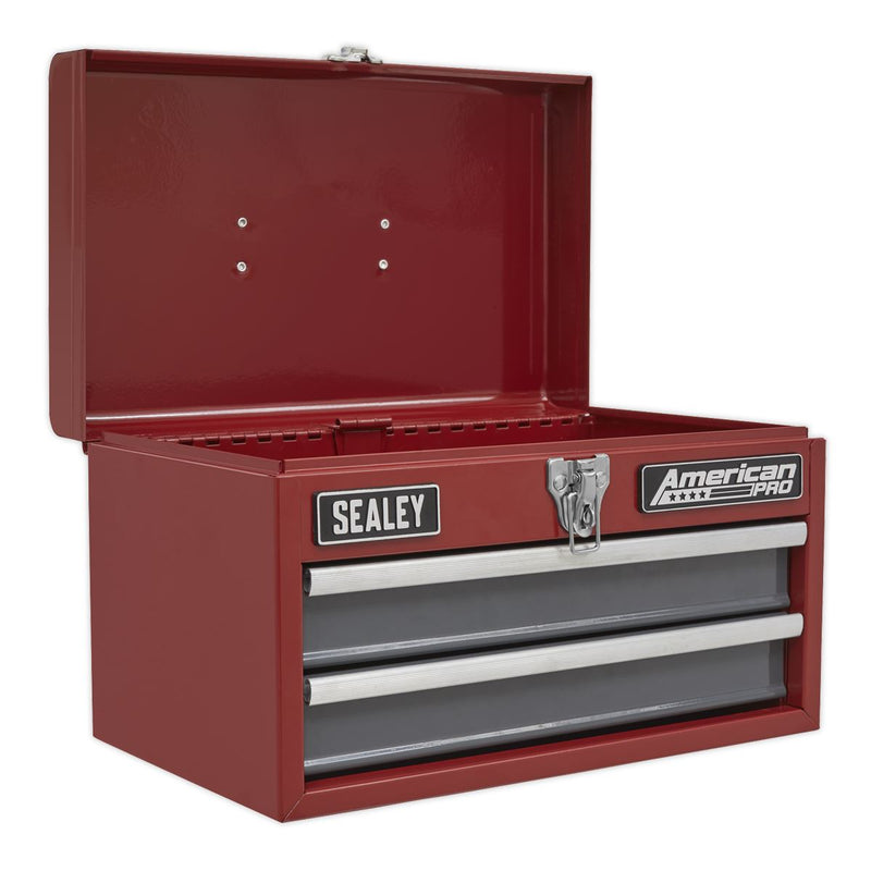 Sealey Toolbox 2 Drawer with Ball-Bearing Slides AP2602BB Sealey - Dynamic Drive