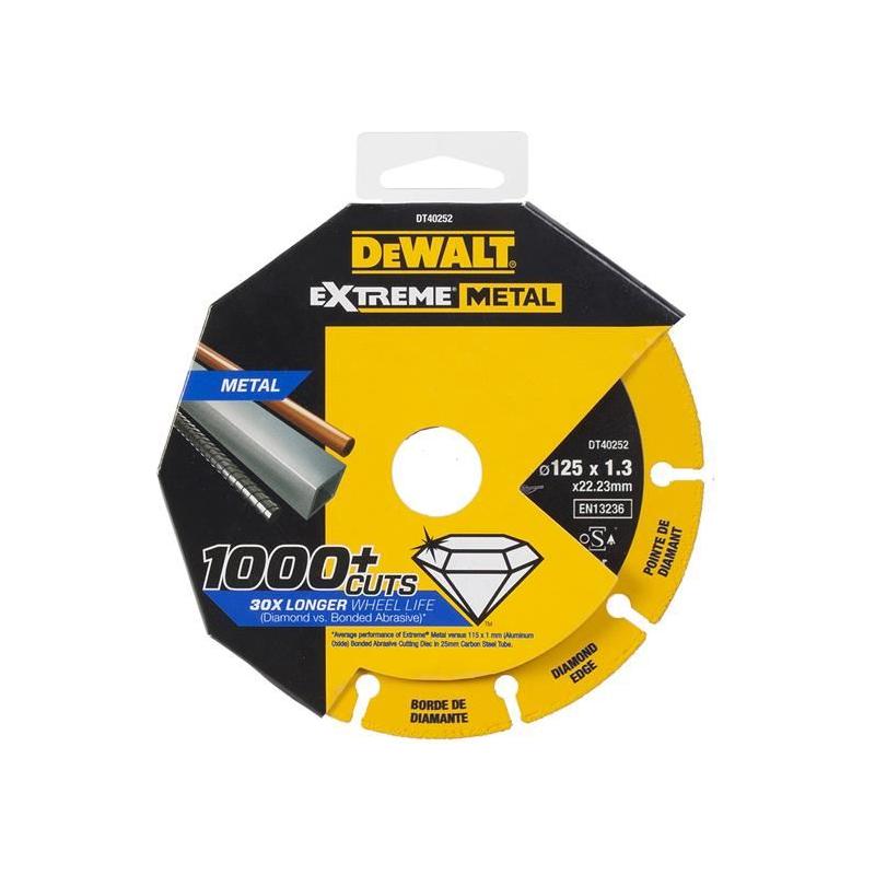 Dewalt DT40252 Extreme Diamond Metal Cutting Disc 125 x 22.23 x 1.3mm Dewalt - Dynamic Drive