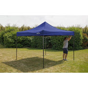 Dellonda 2x2m Pop-Up Gazebo Heavy Duty Carry Bag Rope Stakes & Weight Blue Dellonda - Dynamic Drive
