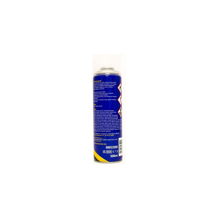 6x NAPA Carb Cleaner Spray Carburettor Intake Spray Cleaner Professional 500Ml NAPA - Dynamic Drive