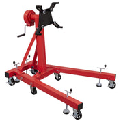 Folding 360º Rotating Engine Stand with Geared Handle Drive 680kg Capacity Sealey - Dynamic Drive