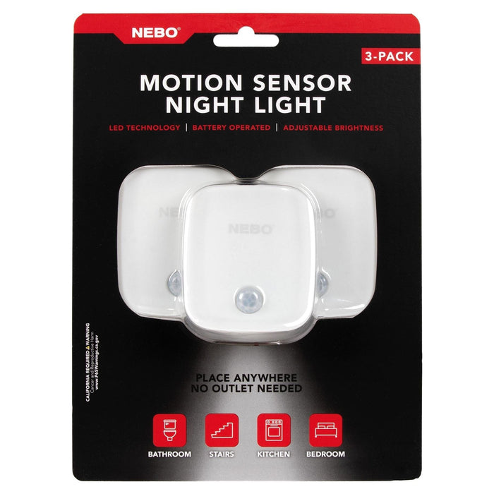 Motion Sensor Light (3 pack) NEB-WLT-0026-G UK Camping And Leisure - Dynamic Drive