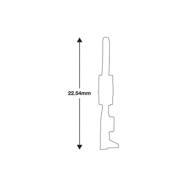 Connect Non Insulated 1.5mm Male Terminal 100pc 37374 Tool Connection - Dynamic Drive