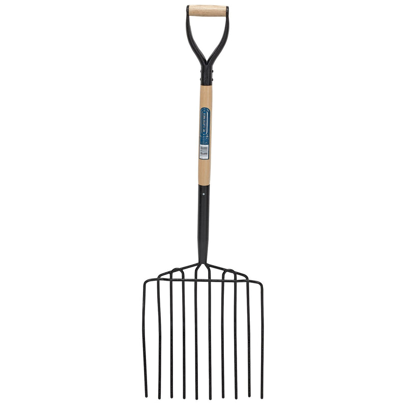 Draper 10 Prong Potato Fork with Wood Shaft and MYD Handle 34227 Draper - Dynamic Drive