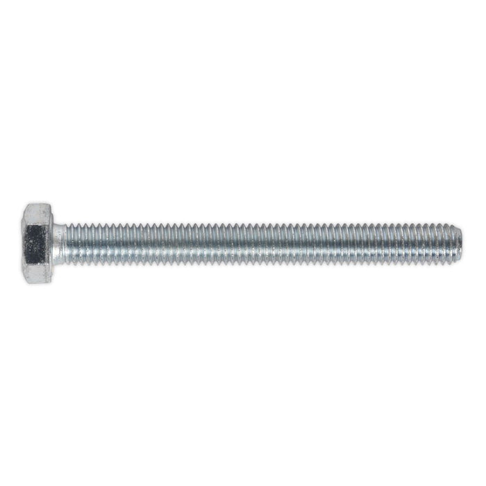Sealey HT Setscrew M8 x 75mm 8.8 Zinc Pack of 25 SS875 Sealey - Dynamic Drive