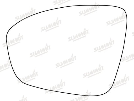 Summit Heated Base Plate With Standard Mirror Glass fits Renault Megane 2015 on LHS Summit - Dynamic Drive
