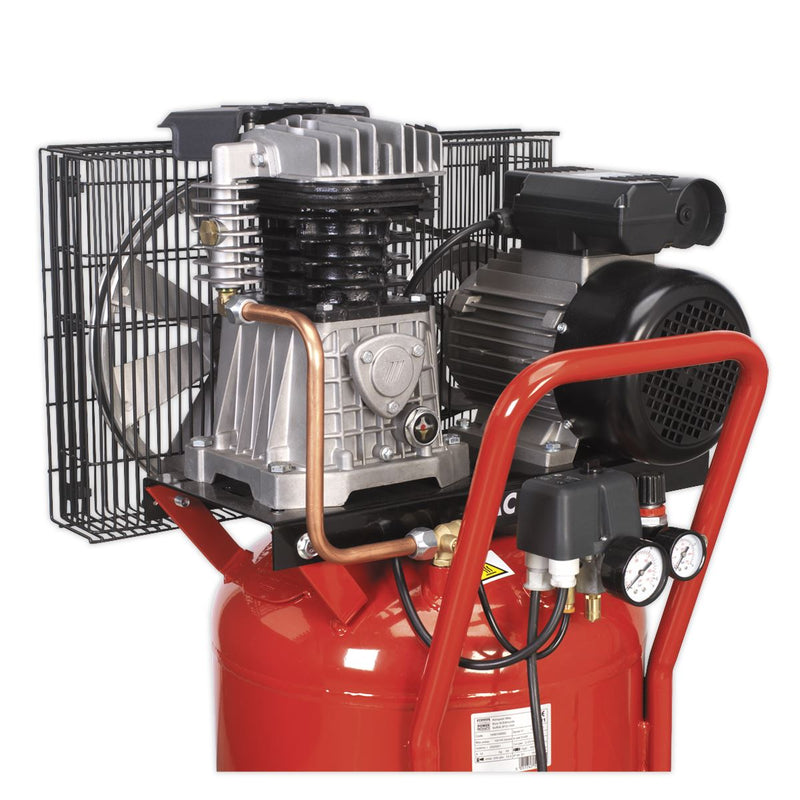 Sealey Compressor 90L Vertical Belt Drive 3hp SAC1903B Sealey - Dynamic Drive