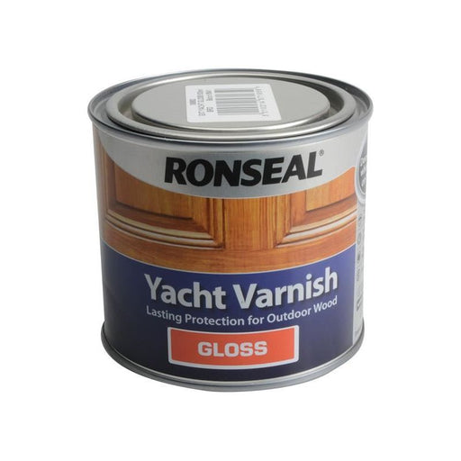 Ronseal Exterior Yacht Varnish Gloss 500ml Ronseal - Dynamic Drive