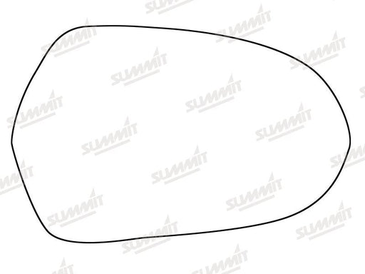 Summit Heated Backing Plate with Standard Glass fits Audi A6 12 On RHS Summit - Dynamic Drive