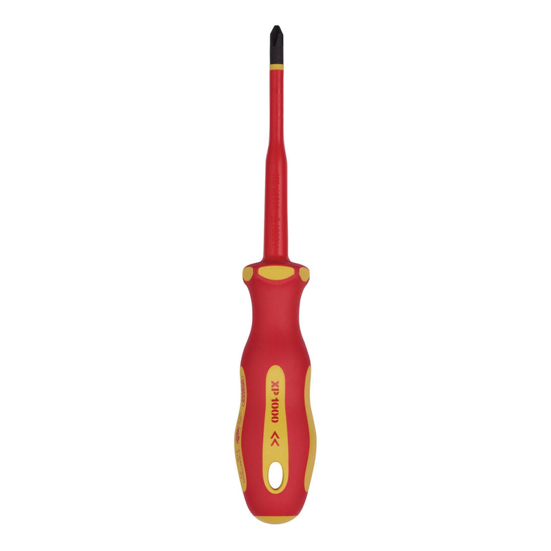 Draper XP1000 VDE Slimline Cross Slot Screwdriver, No.2 x 100mm 02164 Draper - Dynamic Drive