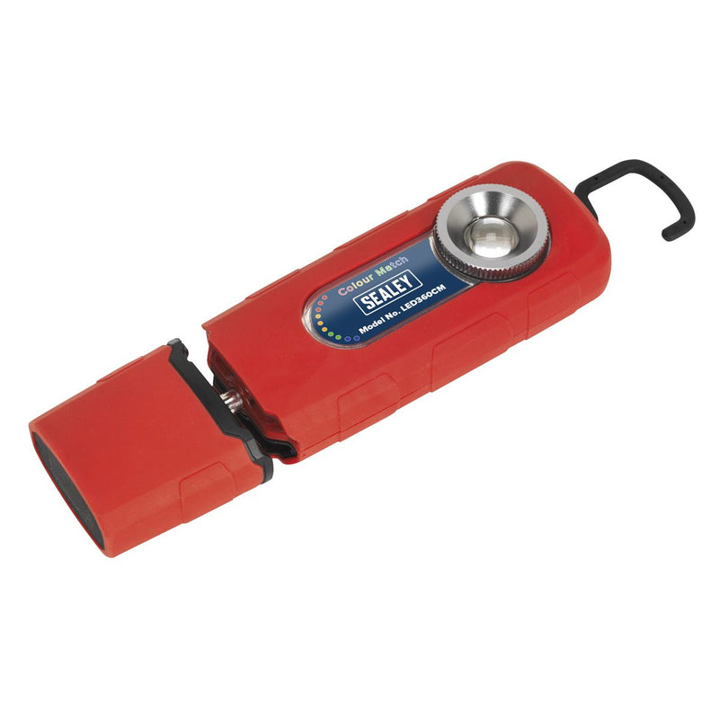 Sealey 360 Rechargeable Inspection Light 5W COB LED Colour Match CRI 96 3-Colour Sealey - Dynamic Drive