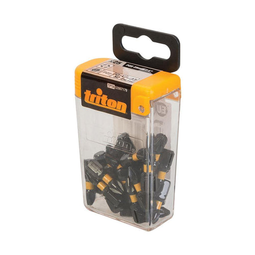Triton Pozi Screwdriver Impact Bit 25pk PZ2 25mm Triton - Dynamic Drive