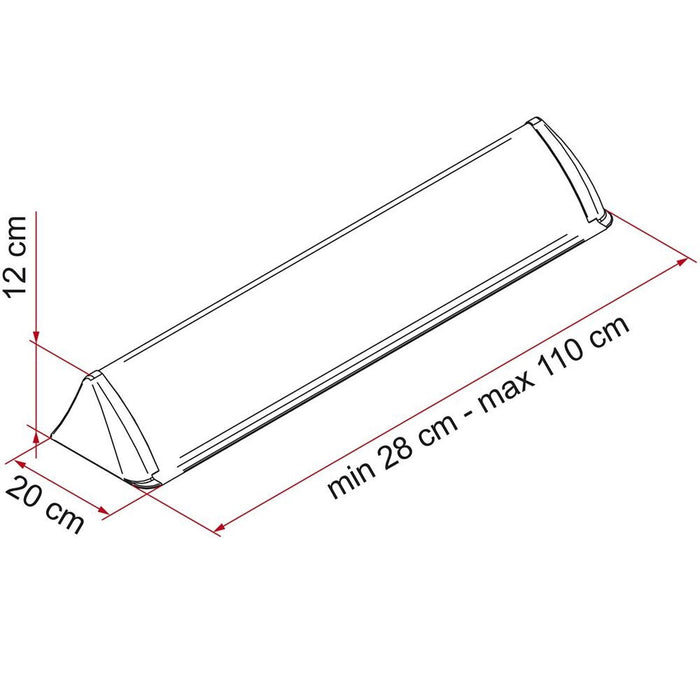 Fiamma Spoiler Universal (06289-01-) Fiamma - Dynamic Drive
