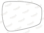 Summit Stick-On Standard Mirror Glass fits Ford Mondeo 12 on RHS Summit - Dynamic Drive