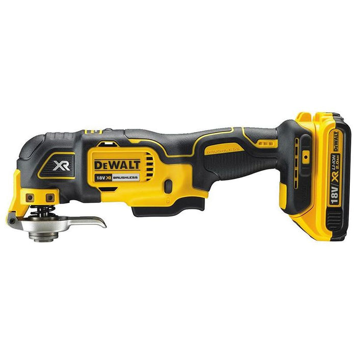 Dewalt Power Tools DCS355D1 XR Brushless Oscillating Multi-Tool 18V 1 x 2.0Ah Li-ion DeWALT Power Tools - Dynamic Drive