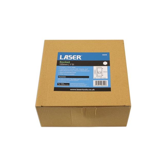 Laser Socket 1"D 120mm 6509 Laser - Dynamic Drive