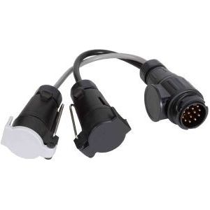 Vechline Power 13Pin Plug To 7Pin 12N/12S Trailing Socket QQ012042A Vechline - Dynamic Drive