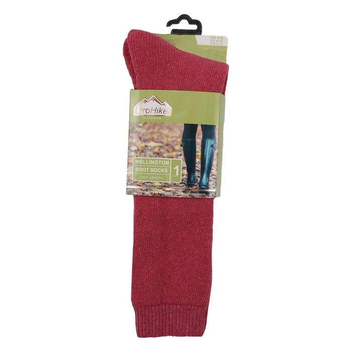 Pro Hike Ladies Wellington boot sock 3113 UK Camping And Leisure - Dynamic Drive