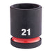 Milwaukee Hex Socket Shw 1/2 Std 21mm-1Pc 4932480315 Milwaukee - Dynamic Drive