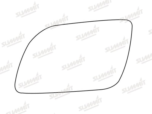 Summit Heated Base Plate With Standard Mirror Glass fits VW Polo 02 to 05 LHS Summit - Dynamic Drive