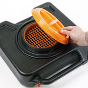 Sealey Oil/Fluid Drain & Recycling Container 15L Wheeled DRP44 Sealey - Dynamic Drive